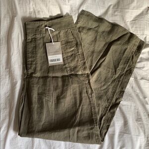 Everlane “The Linen Way-High Drape Pant” size 6 NWT